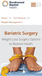 Mobile Screenshot of princetonbariatrics.com